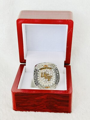 UCF Knights Replica 2017 Champions Ring Silver Peach Bowl With Box