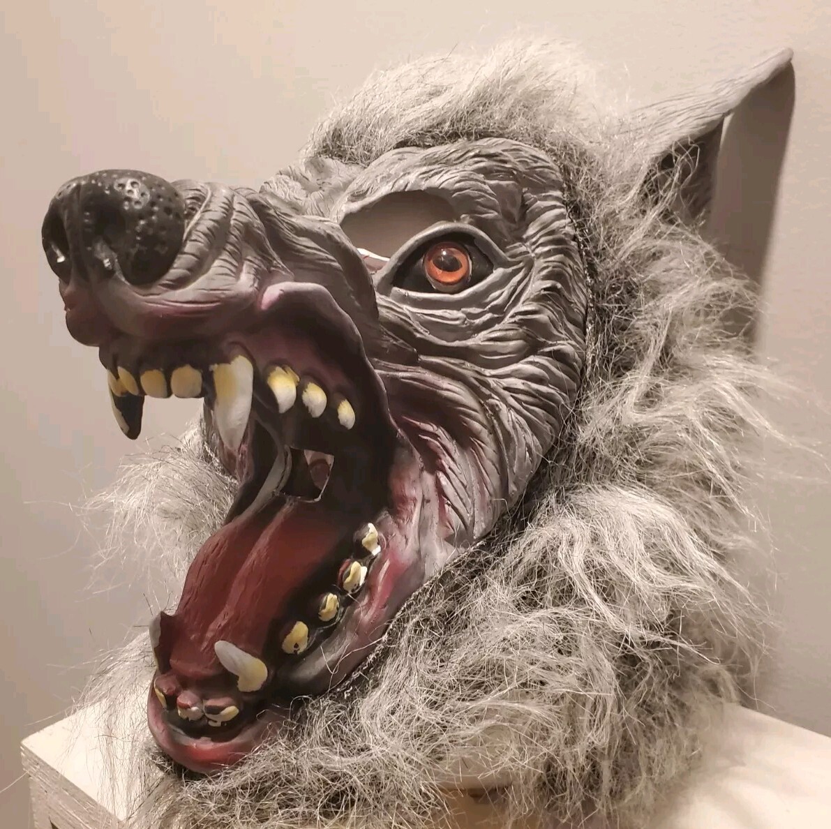 Accesorios de Halloween Wolf Mask Masquerade Cosplay Animal Hombre Half