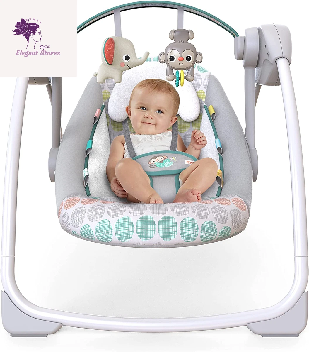 Whimsical Wild Baby Swing Portable Compact Automatic Deluxe Music