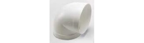 Elica Raccordo Curva 90° Sezione circolare cappa cucina - KIT0121006
