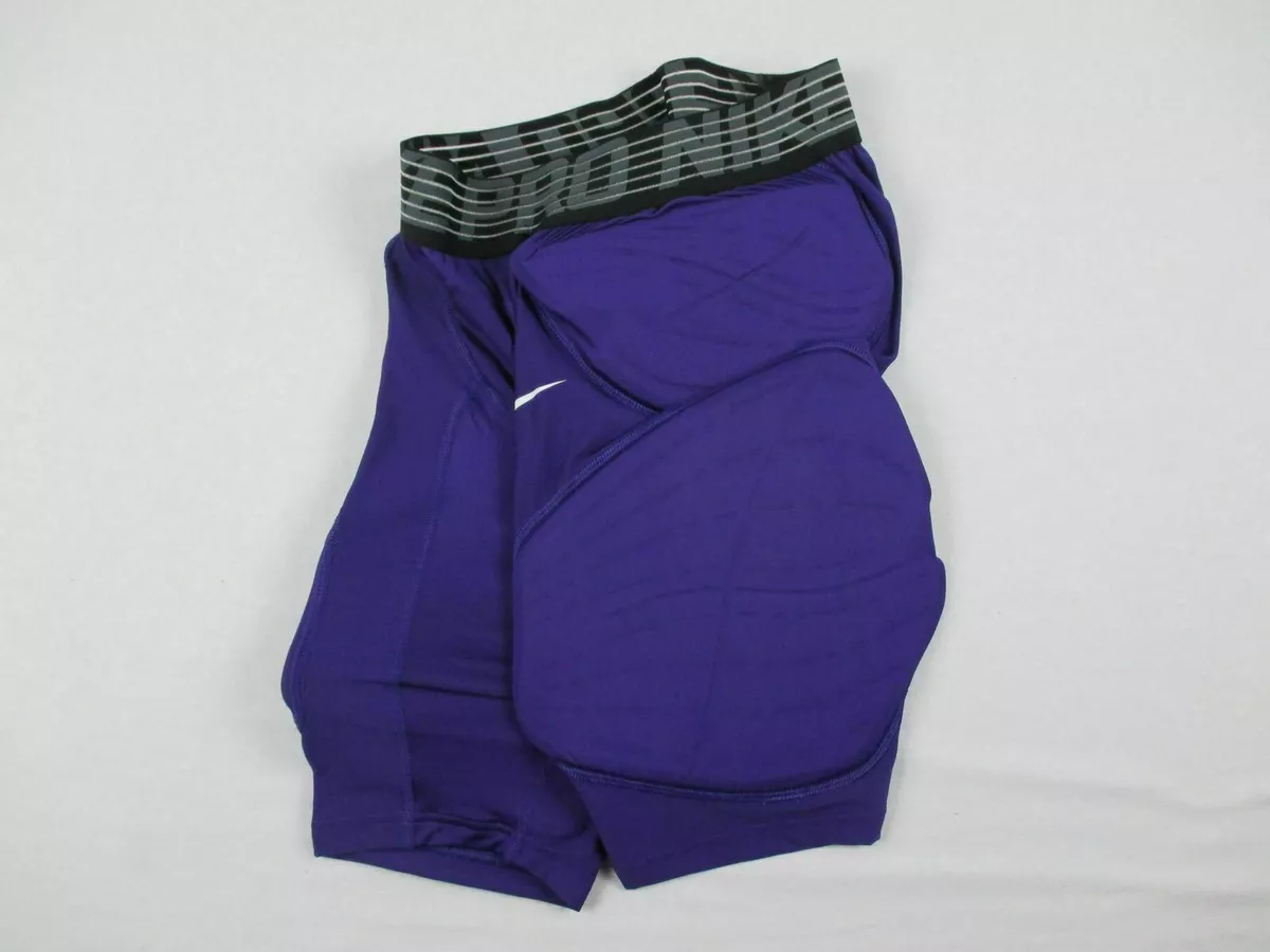 NWT Men's Purple Nike Basketball Padded Compression Shorts Size 2XL #C4