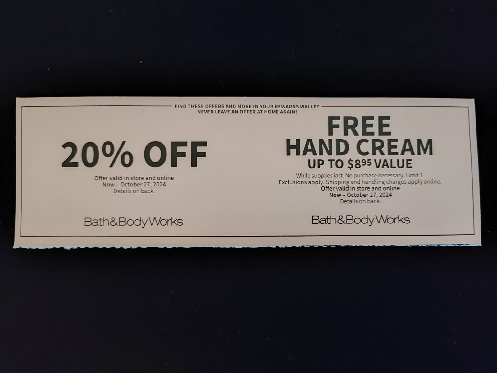 Bath & Body Works Coupons Expires 10/27/2024 eBay