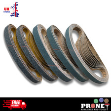 10 x 330mm Zirconia Sanding Belts // Mixed Pack of 40 Belts // 40, 60, 80 & 120