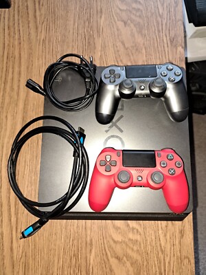 Playstation 4 Ps4 Konsole Slim - Modell Cuh-2216B 1Tb In Schwarz 2 Controller +