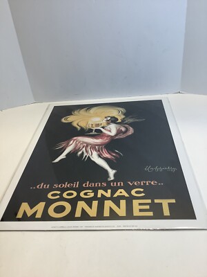 Cognac Monnet  Art Print Vintage Poster Huntington Grsphics, 11x14, New