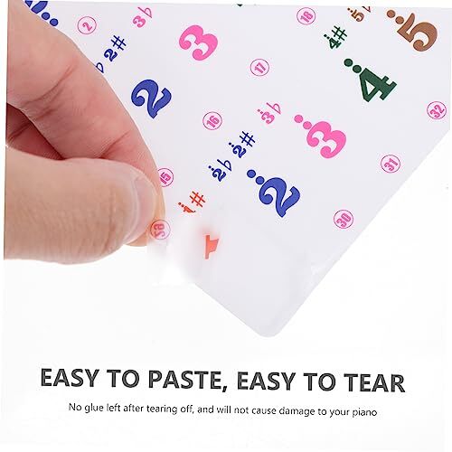 2 Sheets 61 Key Keyboard Stickers Letter Stickers Piano Letter Stickers ...