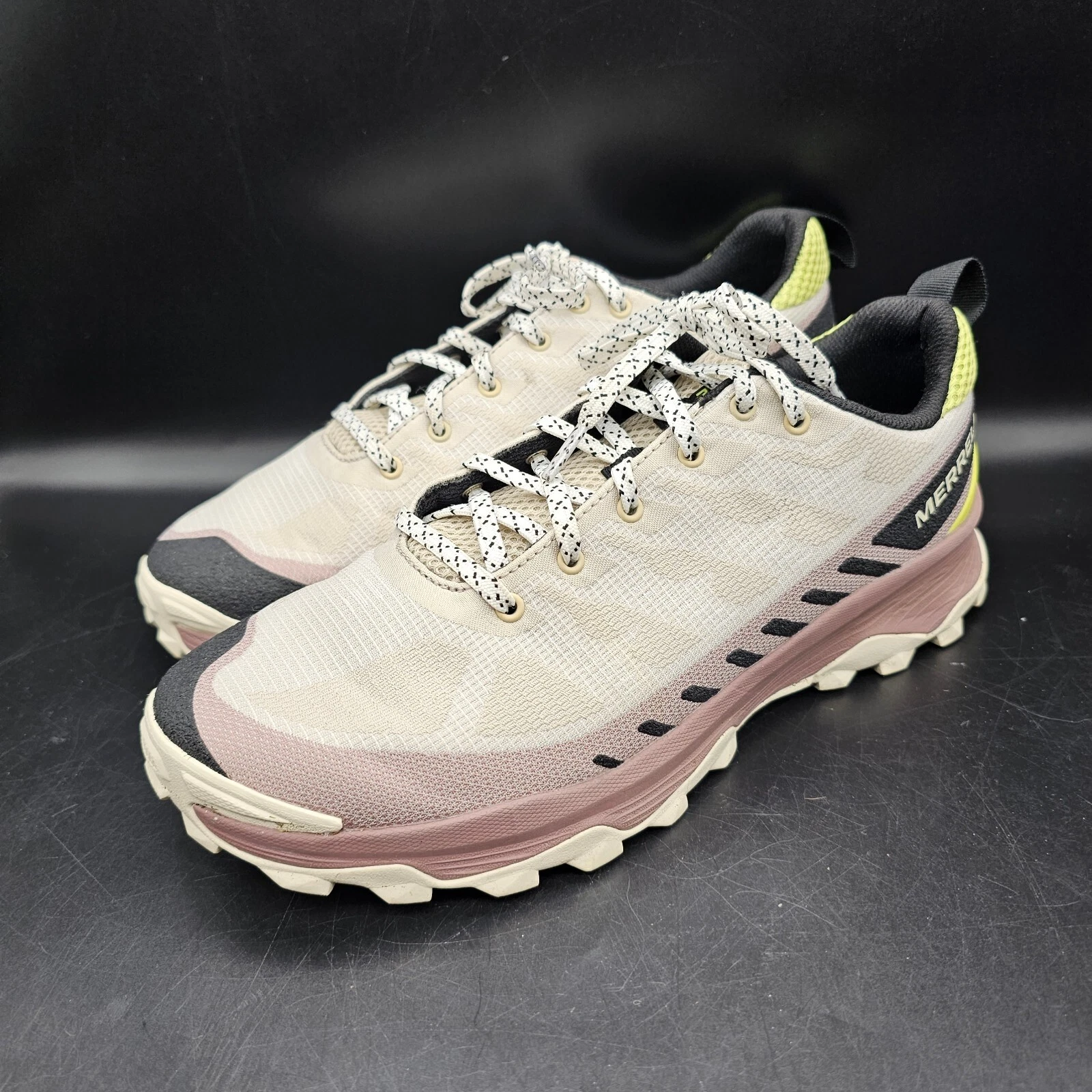 merrell speed eco oyster burlwood waterproof hiking shoes