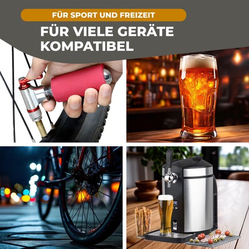 20 x Nemt Gewindekapseln Co2 16g Patronen für Bierzapfanlage, Fahrradpumpe ! - Bild 3 von 7