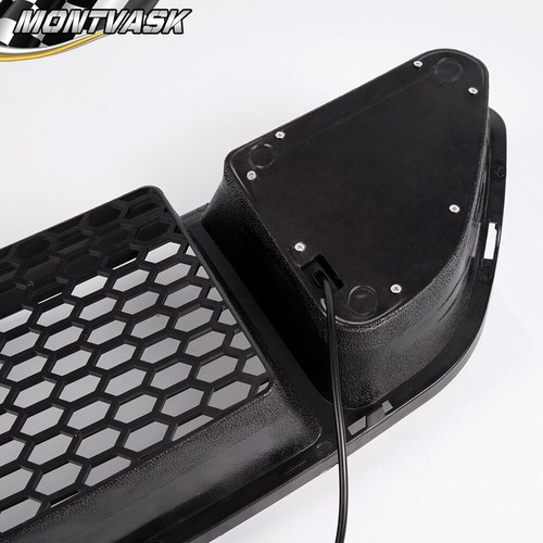 Rejilla de malla superior delantera apta para Ford Mustang 2015 2016 2017 con luz LED DRL - Imagen 7 de 12