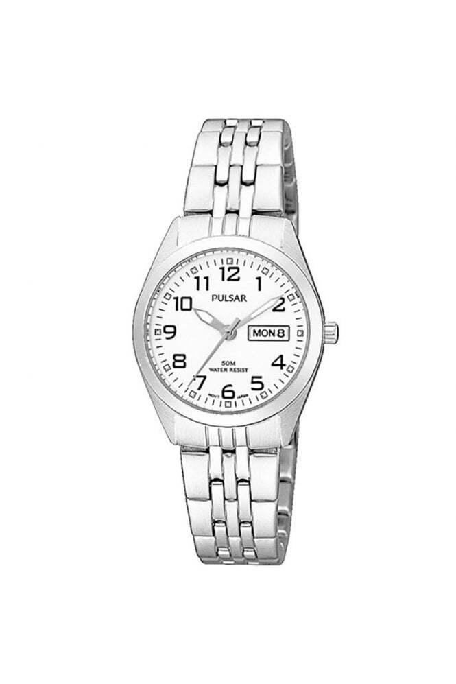 Пульсар Damenuhr Edelstahl Day Date 26 мм 5ATM PN8003X1