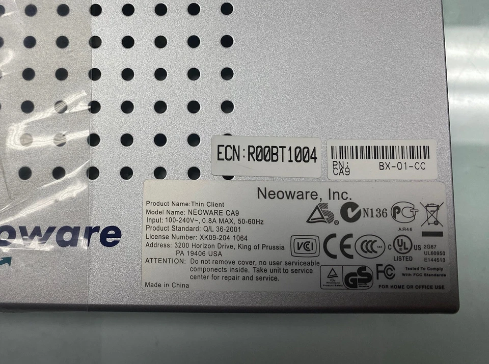 NEOWARE CA9 BX-01-CC BRAND NEW NO OS - Image 3 of 4