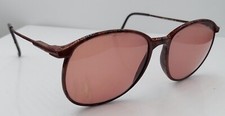 Vintage Marchon CFG-4 Marble Brown Round Sunglasses Japan FRAMES ONLY