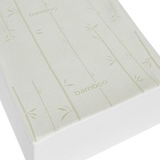 Waterproof Bamboo Mattress Protector Hypoallergenic Fitted Pad - 6 Sizes