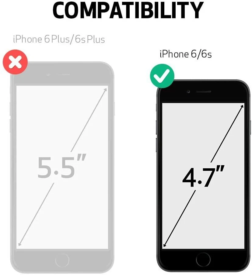ZAGG InvisibleShield Glass Screen Protector for Apple iPhone 6/6S (2014) New - Image 2 of 2