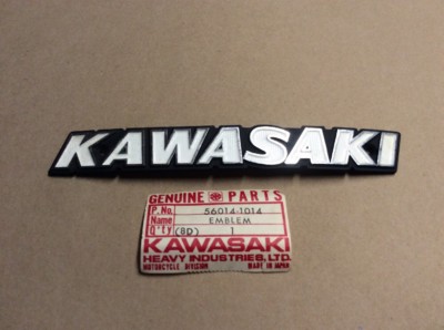 Kawasaki G7 Kh100 Fuel Tank Emblem 56014-1014 Pair for sale online
