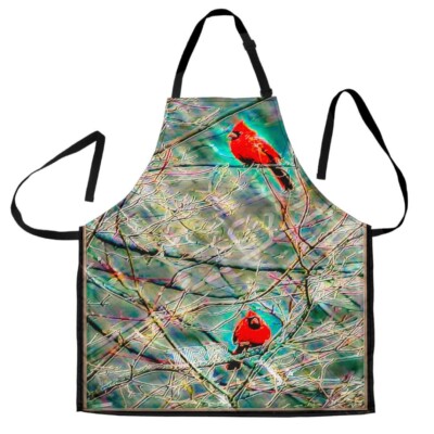 Bird Models: Cardinal Life Women's Apron