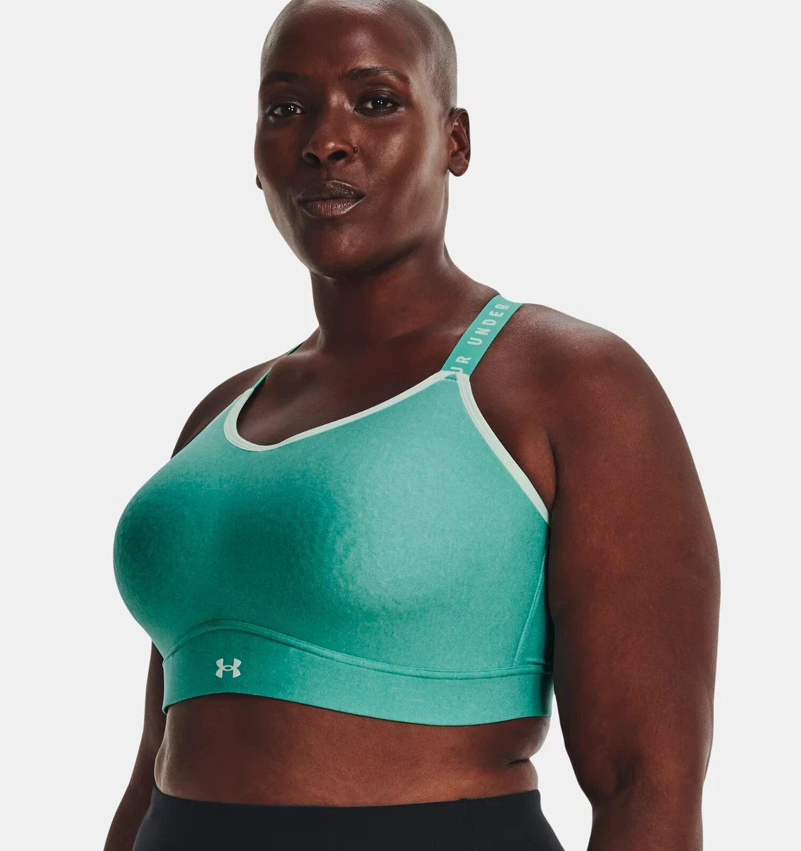 Under Armour Infinity Mid Heather Cover Womens Sports Bra 1363337-369 Size  2X