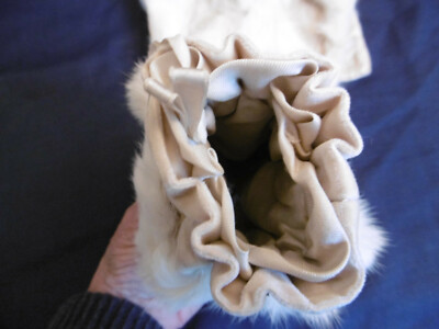 ensemble culotte et gilet de poupée ancienne