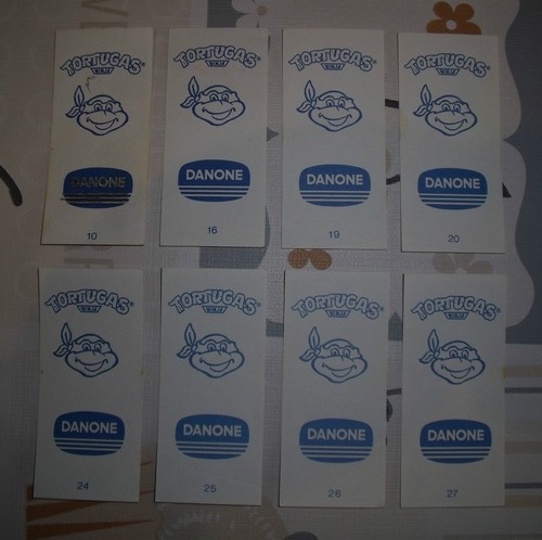 LOTE 8 CROMOS "TORTUGAS NINJA" DADONE 1990 - Picture 2 of 2