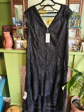 Brand New Coast Dress Size 22 Black Lace  