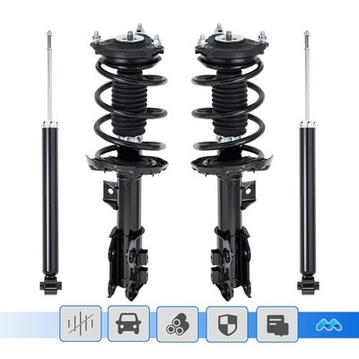 4x Front Rear Shocks Struts W/ Coil Spring for 2016-19 Hyundai Sonata Kia Optima