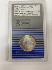 1880 S Morgan Dollar MS65