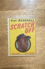 1971 Topps - Scratch Off Hank Aaron Unscratched