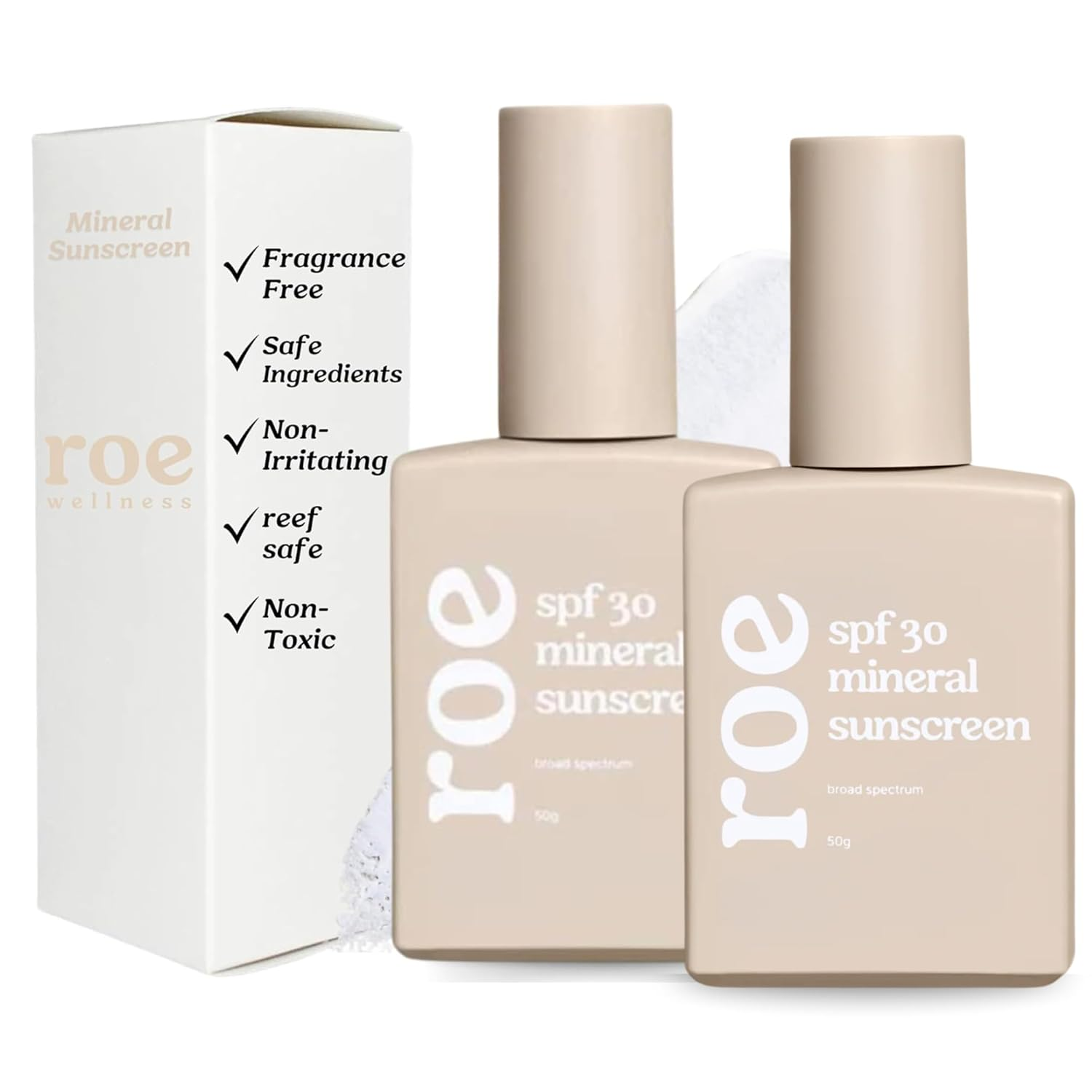 - Baby Mineral Sunscreen SPF 30 Clean Ingredients | Non-Greasy, Reef Safe, Parab