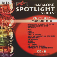 SOUND CHOICE SPOTLIGHT KARAOKE - HITS OF ELTON JOHN - SC8134 - RARE