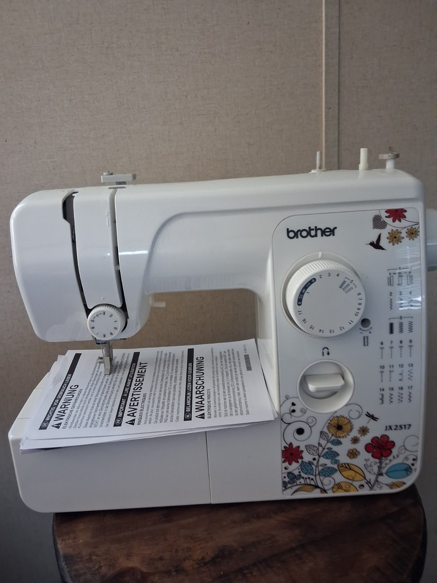 Brother JX2517 Sewing Machine Floral Design Portable Free Arm