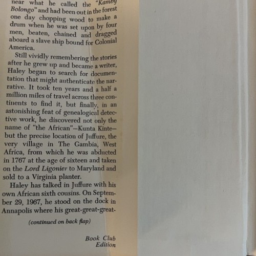 Roots: The Saga of an American Family by Alex Haley Hardcover - Picture 3 of 4