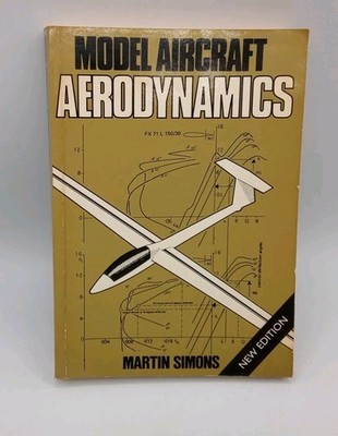Model Aircraft Aerodynamics by Martin Simons Paperback c1994 Free shipping