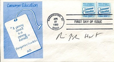Oliver Hart Nobel 2016 Prize Economics Winner Harvard Rare Signed Autograph FDC