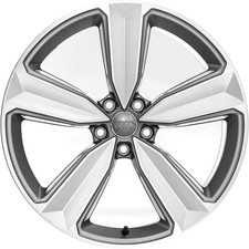 GENUINE AUDI RS5 8W 5 SPOKE 20" GREY/MACHINED ALLOY WHEEL X1 8W0601025FP