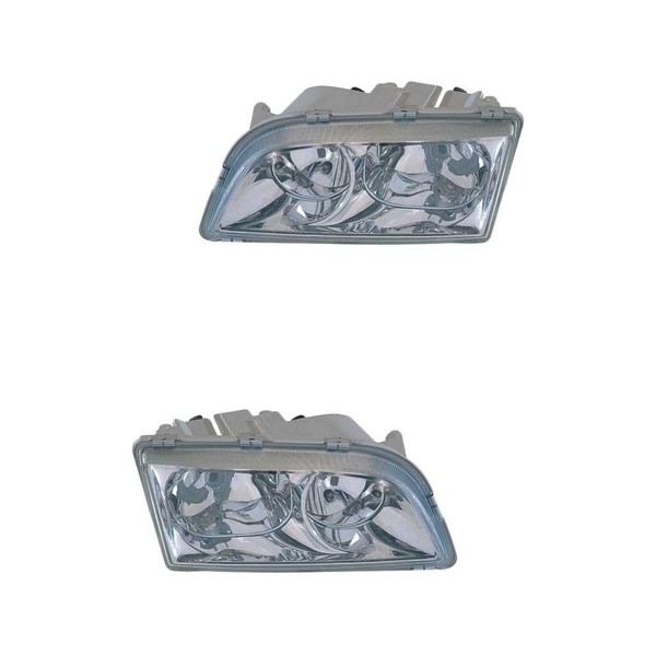 Halogen Scheinwerfer Set Links & Rechts H7 Chrom FüR Volvo S40 I V40 Kombi-image