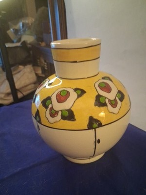 Boch Frères La Louvière Art Deco Vase K612 Charles Catteau Design, Belgium 1920s