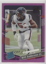 2023 Panini Clearly Donruss Rated Rookie Purple /199 Will Anderson Jr #90 0nr3