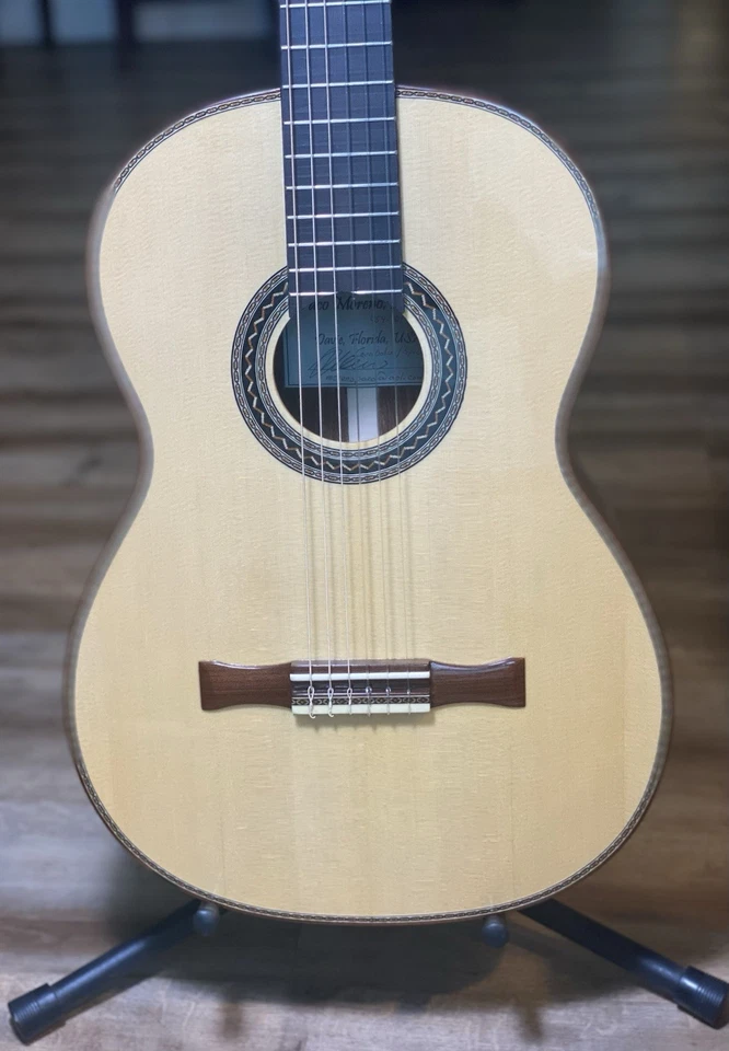 Solid Cocobolo, Spruce, Ebony Classical Guitar, Hand Made - Image 2 of 4