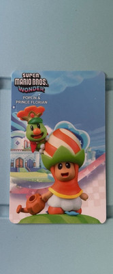 Super Mario Bros. Wonders Poplin & Prince Florian NFC Karte für Switch 1-2
