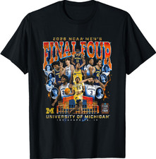 Michigan Men's Basketball Final Four March Madness Team Nil T-Shirt