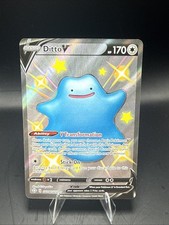 Pokémon Ditto V SV118/SV122 Shining Fates: Shiny Vault Holo Full Art
