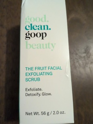 GOOP Beauty The Fruit Facial Exfoliating Scrub 2oz NEW IN BOX Clean