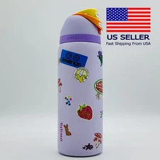 Owala FreeSip 32 oz Insulated Stainless Steel Strawberry Water Bottle With Straw