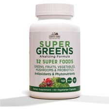 Super Greens Vegicaps, 32 Super Foods, Whole Food Supplement, Greens, Fruit, ...