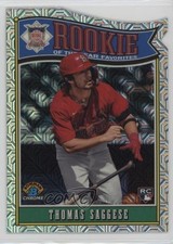 2025 Bowman Mega Box Mojo Refractor Thomas Saggese #ROY-6 09wc