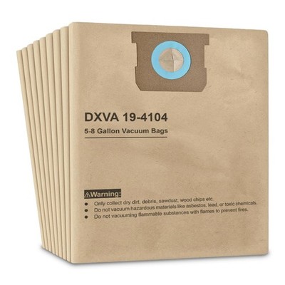 Vacuum Bags 9 Pack DXVA19-4104 Compatible with DEWALT 5-8 Gallon DXV05P