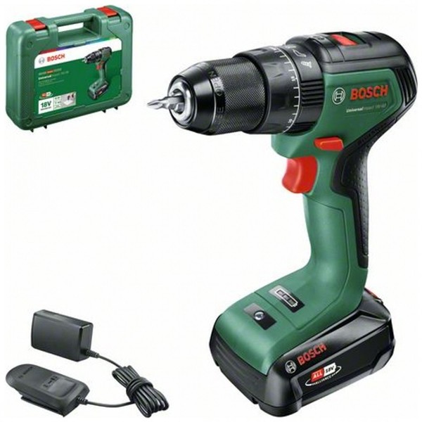 Bosch Akku-Zweigang-Schlagbohrschrauber Universalimpact 18V-60, Incl. 1X Akku-image