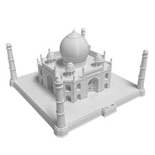 Taj Mahal Replica &ndash; Agra India World Wonder Architectural Model