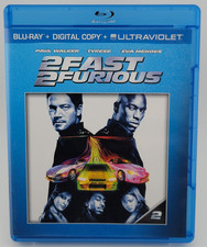 2 Fast 2 Furious Blu-ray DVD Digital 2003 Paul Walker Tyrese Eva Mendes Ludacris
