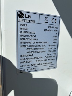 LG GWB227YUQA AMERIKANISCHE KÜHL-GEFRIERKOMBINATION PCB BEDIENFELD